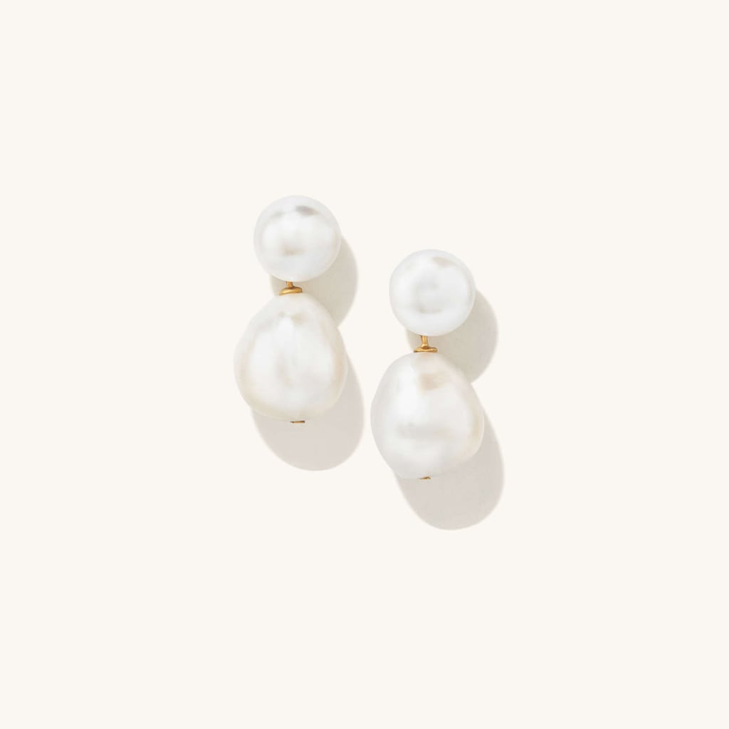 Mejuri Bold Pearl Drop Earrings