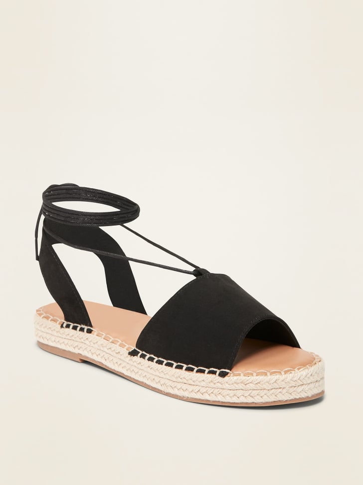 Old Navy Lace-Up Espadrille Sandals | Most Comfortable Cheap ...