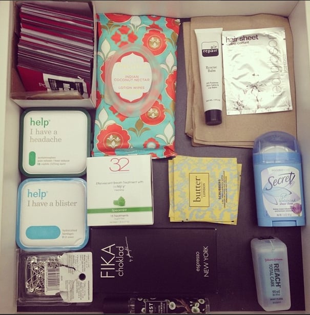 On Instagram, this insider's look at a beauty editor's desk had the most likes this week.