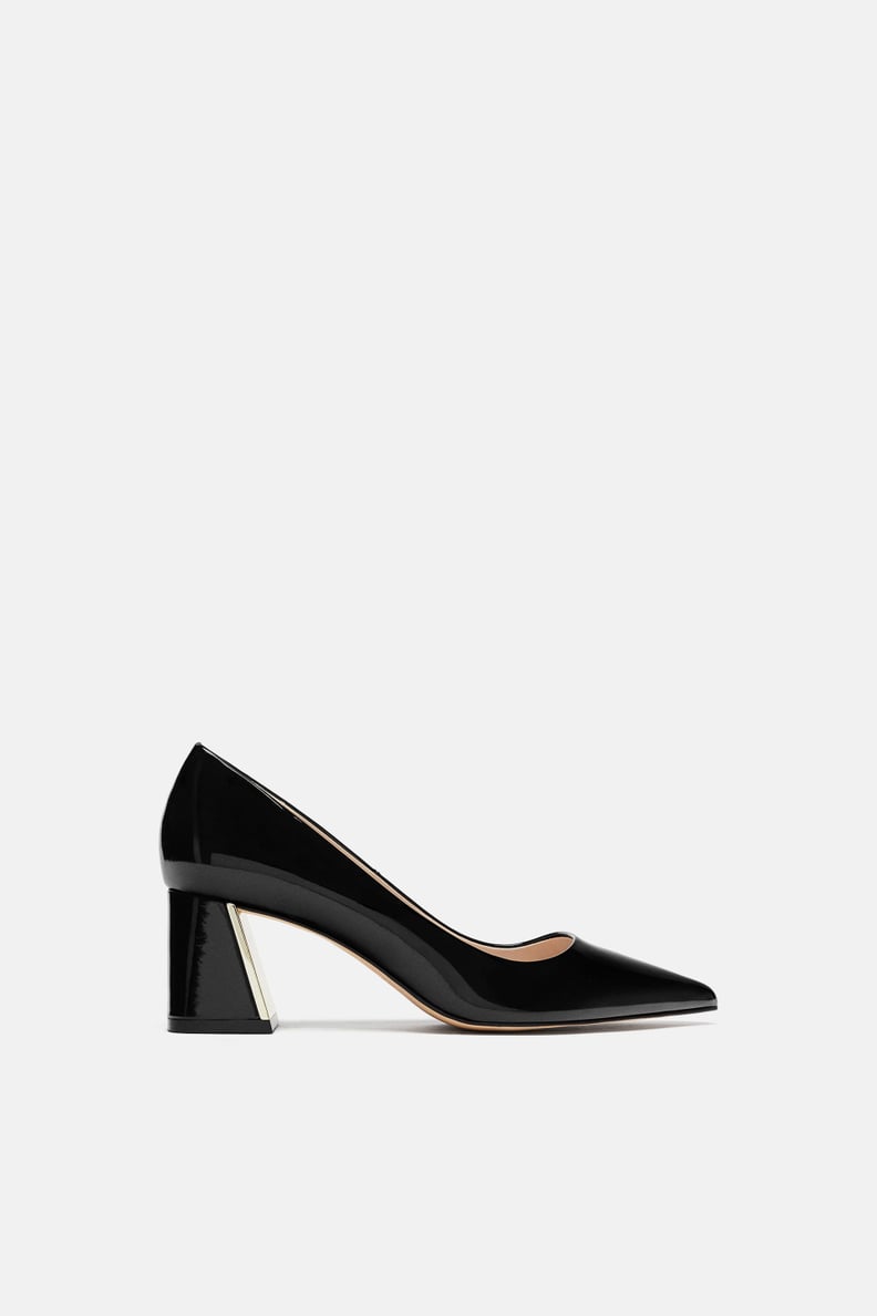 Zara Thick Heeled Pump