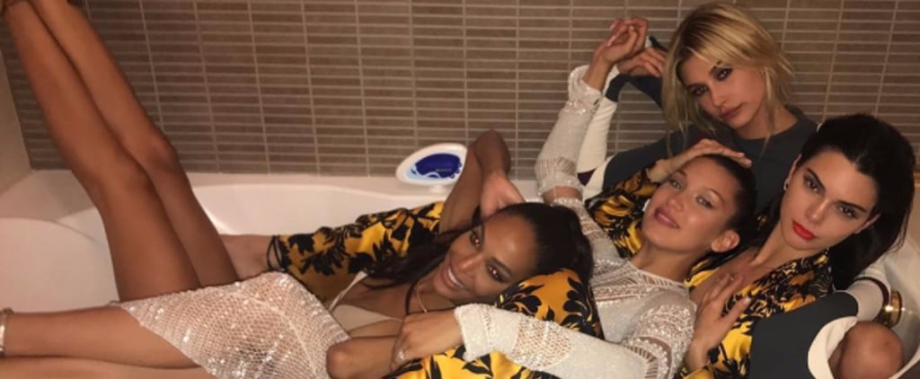 Kendall Jenner Supermodel Bathtub Photo