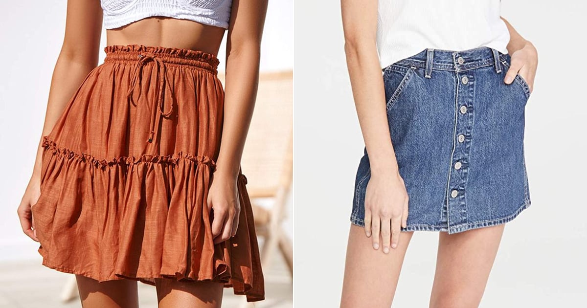 Best Miniskirts on Amazon 2021 POPSUGAR Fashion