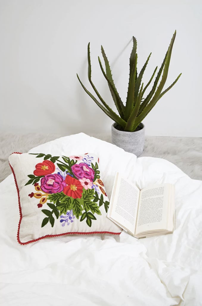 Forever 21 Karma Living Floral Pillow