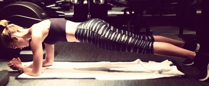 Karlie Kloss Exercises During Paris Fashion Week