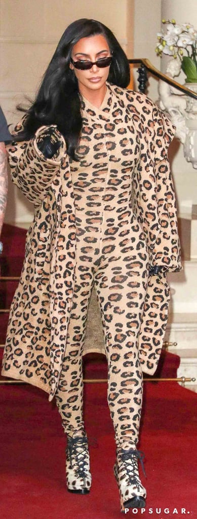 Kim Kardashian Leopard Outfit