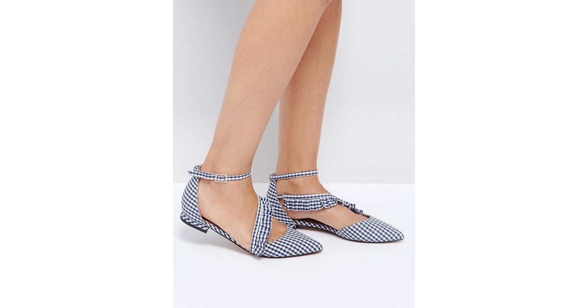 ASOS Lipstick Ruffle Ballet Flats Best Flats POPSUGAR Fashion Photo 7
