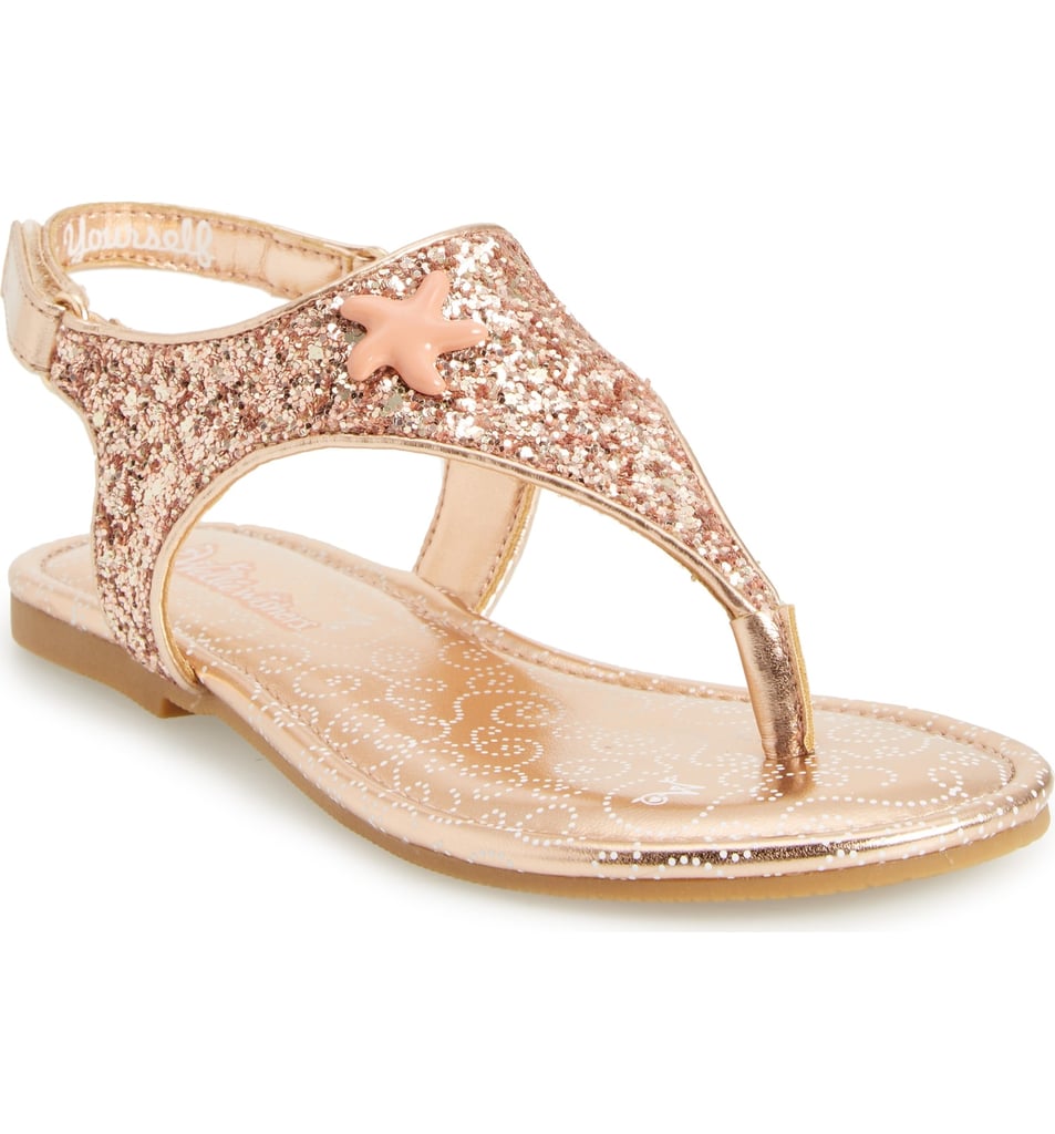 WellieWishers From American Girl Camille Glitter Thong Sandal