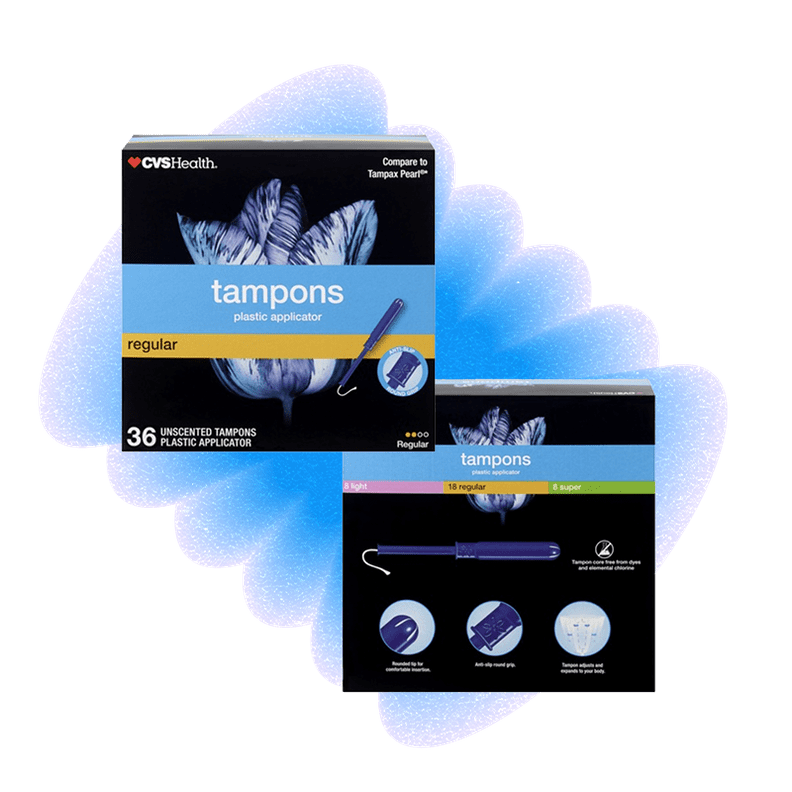 CVS Health Maxi Pads with Wings, Regular