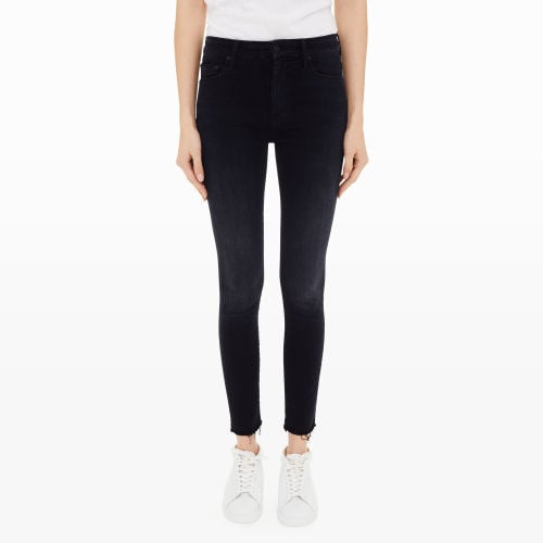 High-Waisted Dark Wash Jean by Mother Denim