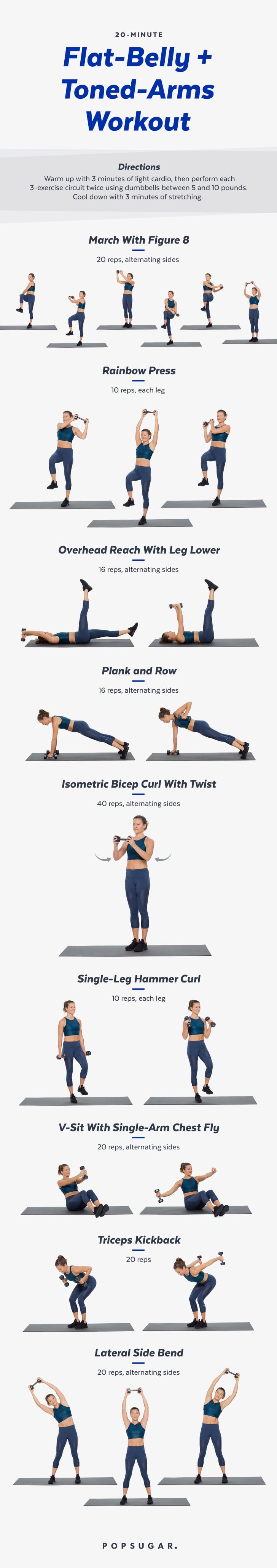 Add Some Weights to Your Arms and Abs Workout | Printable ...