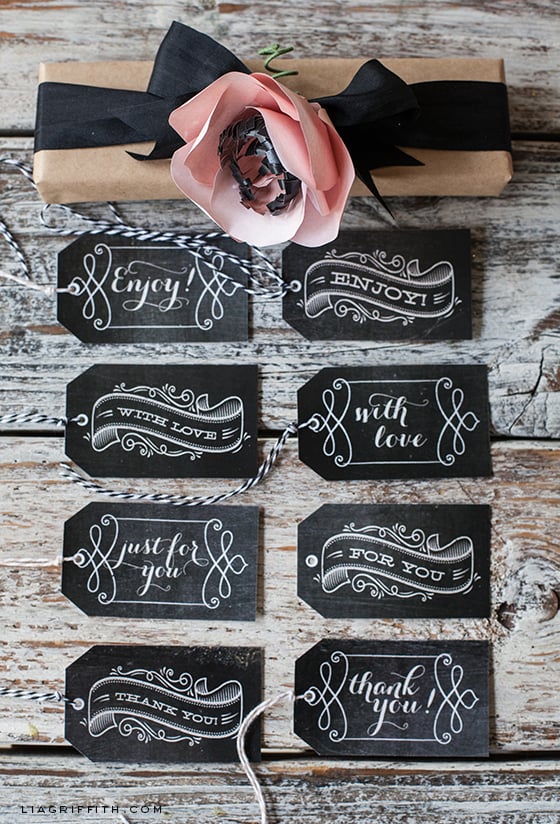 Chalkboard Tags | Free Printable Wedding Favors | POPSUGAR ...