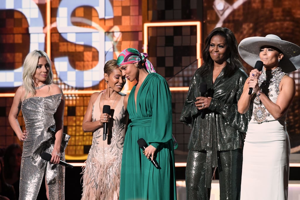 Michelle Obama At The 2019 Grammys Popsugar Celebrity Photo 47