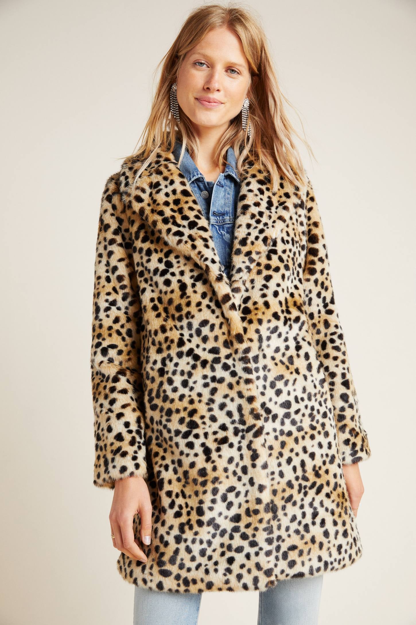 cheetah fur jacket