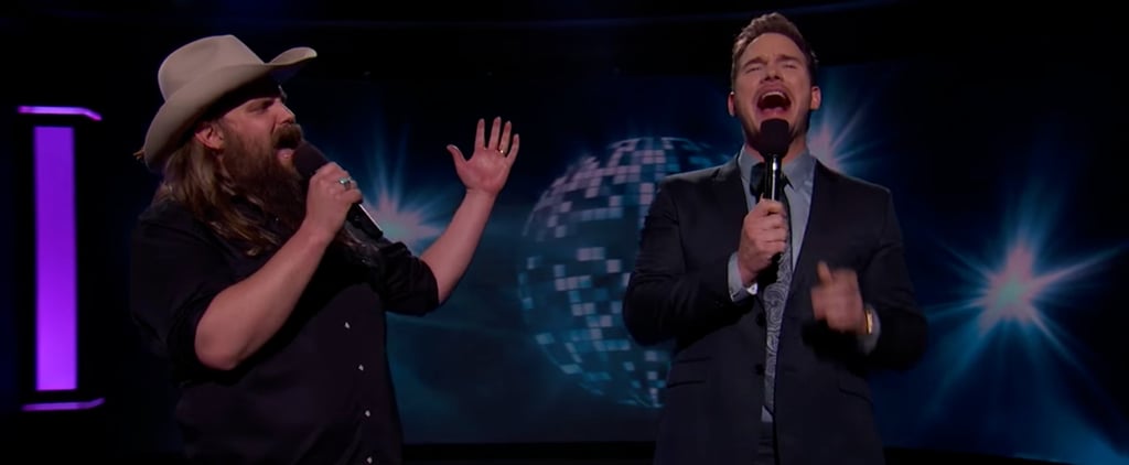 Chris Pratt and Chris Stapleton Sing Duet Jimmy Kimmel Live