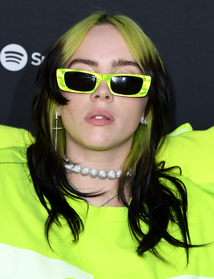 Billie Eilishs Lime Green Louis Vuitton Outfit Popsugar Fashion Uk 