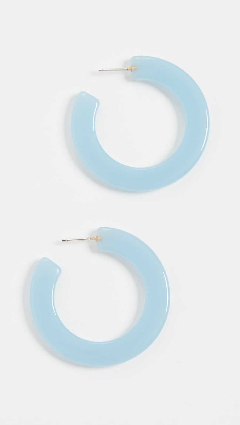 Madewell Oversized Resin Hoop Earrings