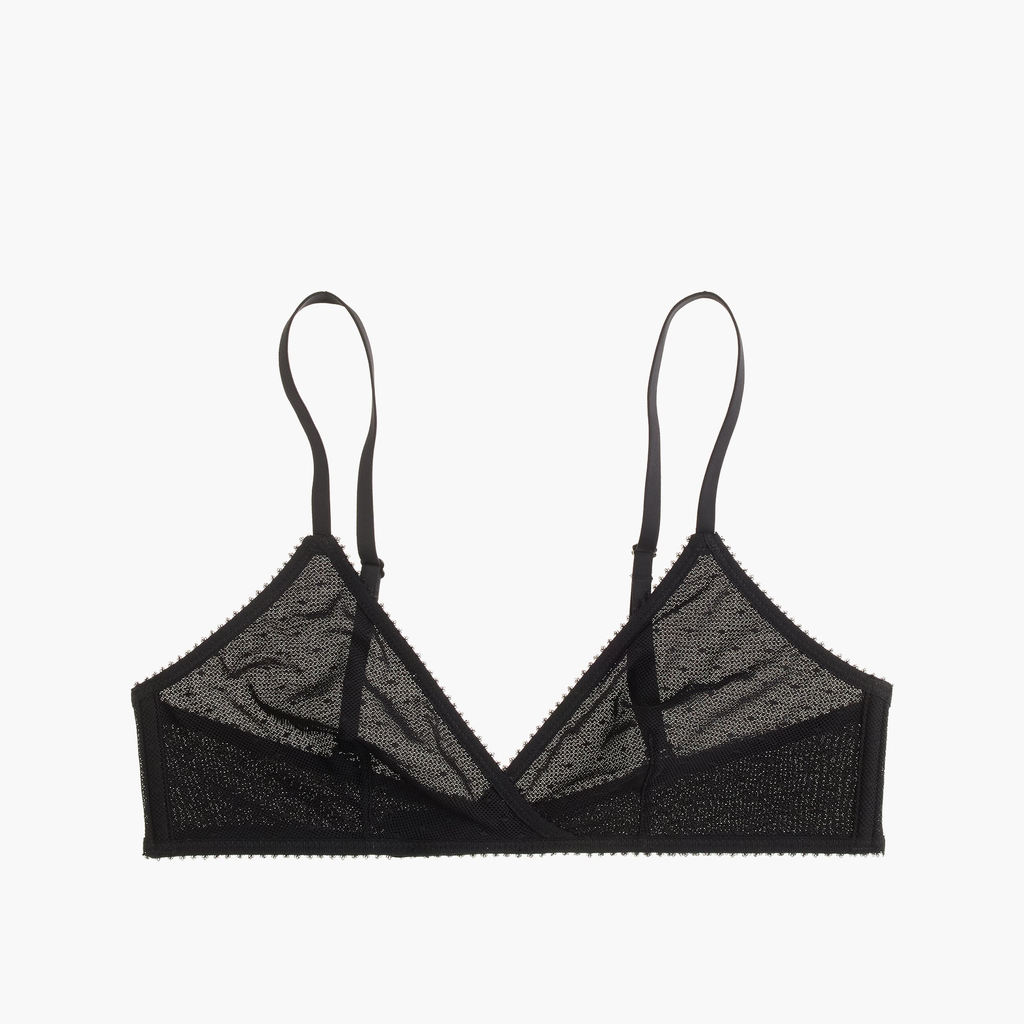 J.Crew French Bralette in Point D'Esprit | J.Crew Launched Intimates! Everything Is So Pretty and Affordable — It All Now | POPSUGAR Fashion Photo 2