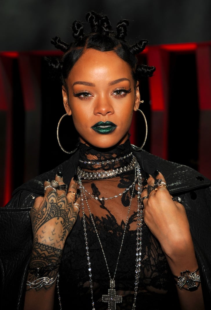 dark green lipstick