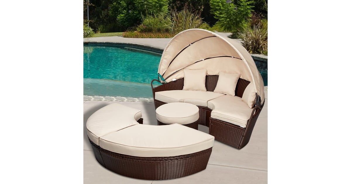 Wayfair Almarene Patio Daybed with Cushions 14 Comfy Outdoor