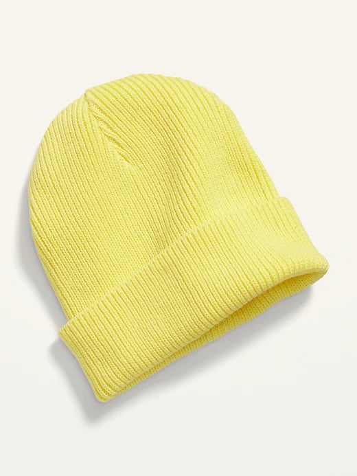 Old Navy Rib-Knit Wide-Cuff Gender-Neutral Beanie Hat