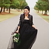 all black to a wedding
