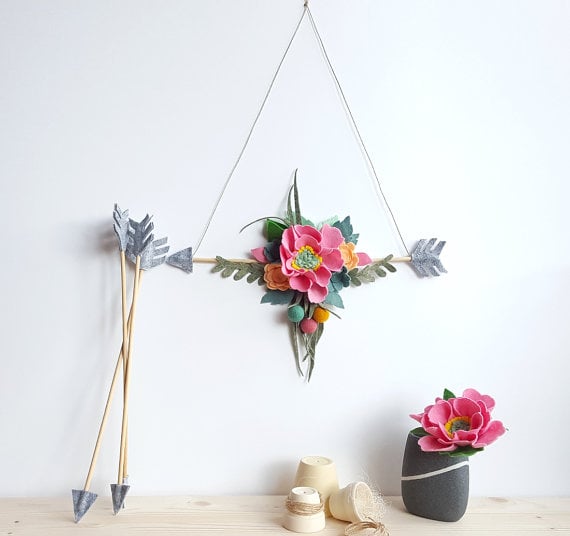 Floral Bridal Shower Wall Decor