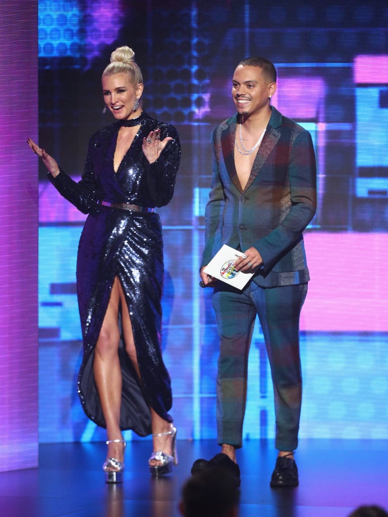 Ashlee Simpson and Evan Ross at 2018 American Music Awards Ashlee Simpson and Evan Ross at 2018 American Music Awards