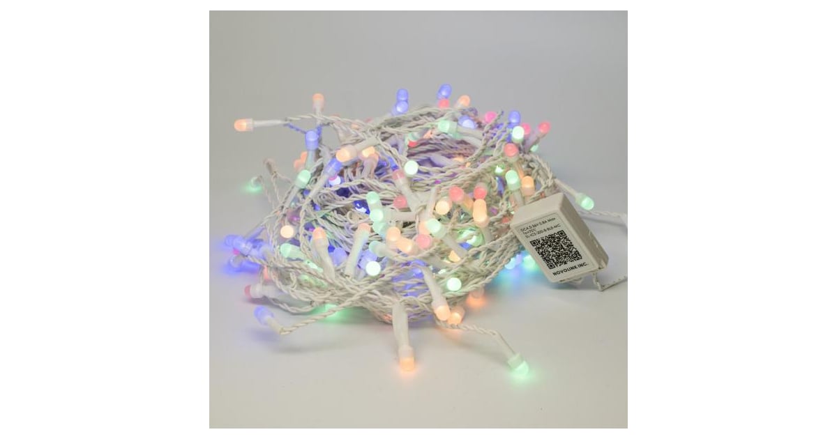 Novolink MultiColor Icicle LED String Light With Wireless Smart Control + 200 Light Addon