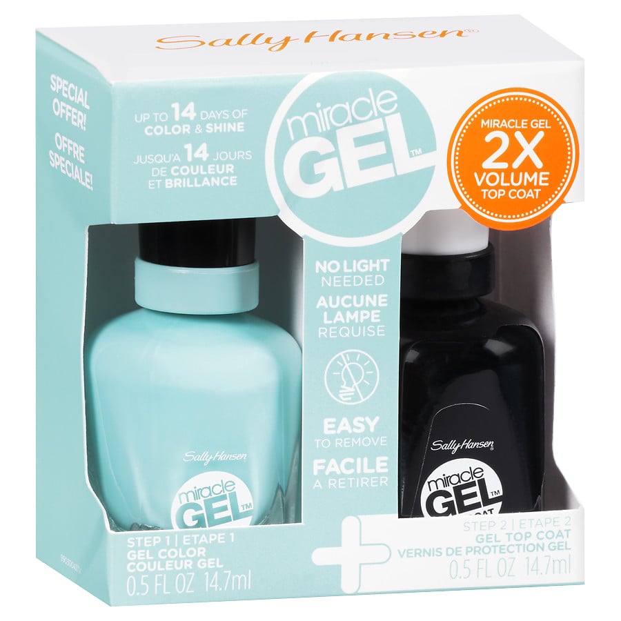 Sally Hansen Miracle Gel Nail Color and Top Coat in B Girl