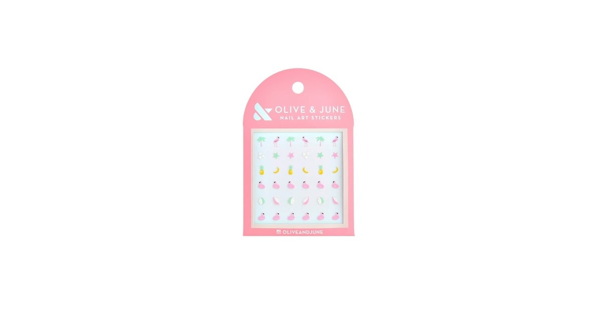 Olive & June Nail Art Stickers in Cabana Crush Olive and June Nail