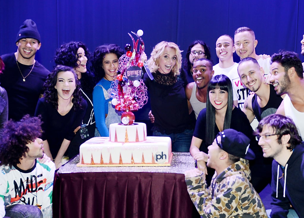 On Saturday, Britney Spears celebrated the one-year anniversary of her "Piece of Me" concert series in Las Vegas.
