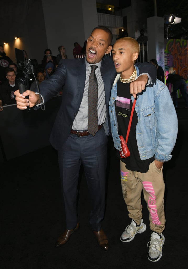 Will and Jaden Smith at Bright Premiere in LA 2017