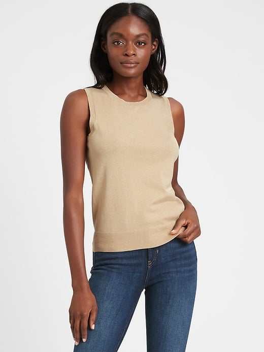 Banana Republic Metallic Sweater Shell | Best Banana Republic Sweaters ...