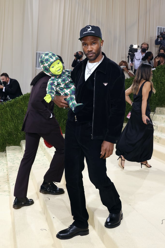 Frank Ocean and His Green Baby at the Met Gala 2021