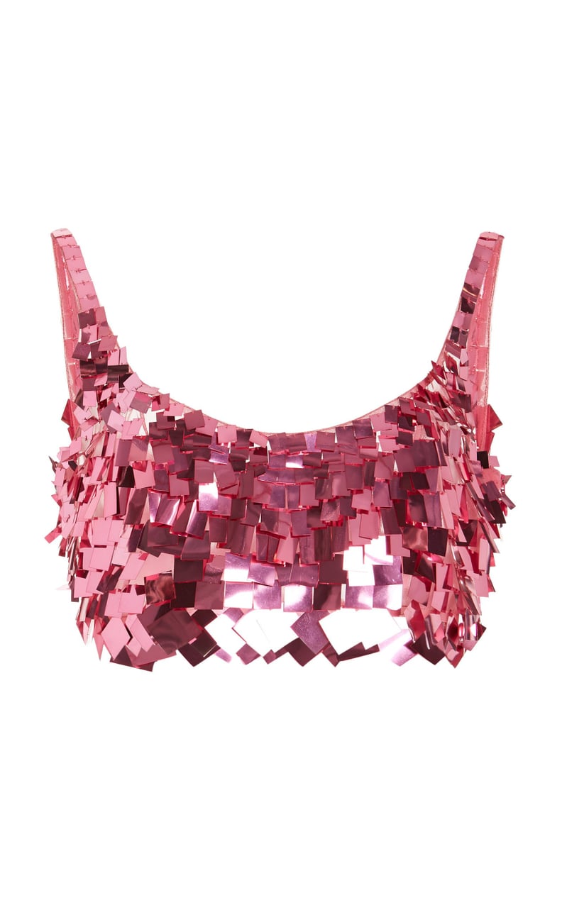 Jonathan Simkhai Ronette Sequin Bra Top