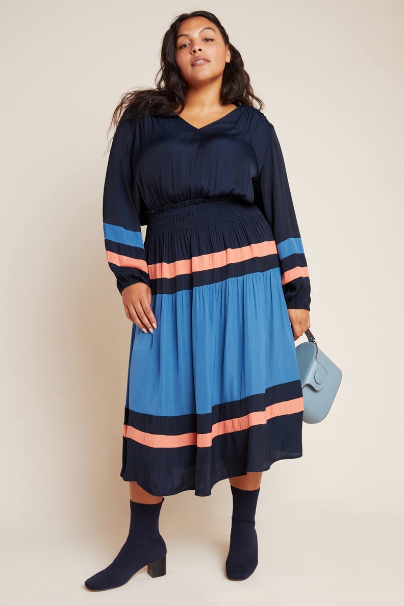 Aidy Colorblocked Midi Dress