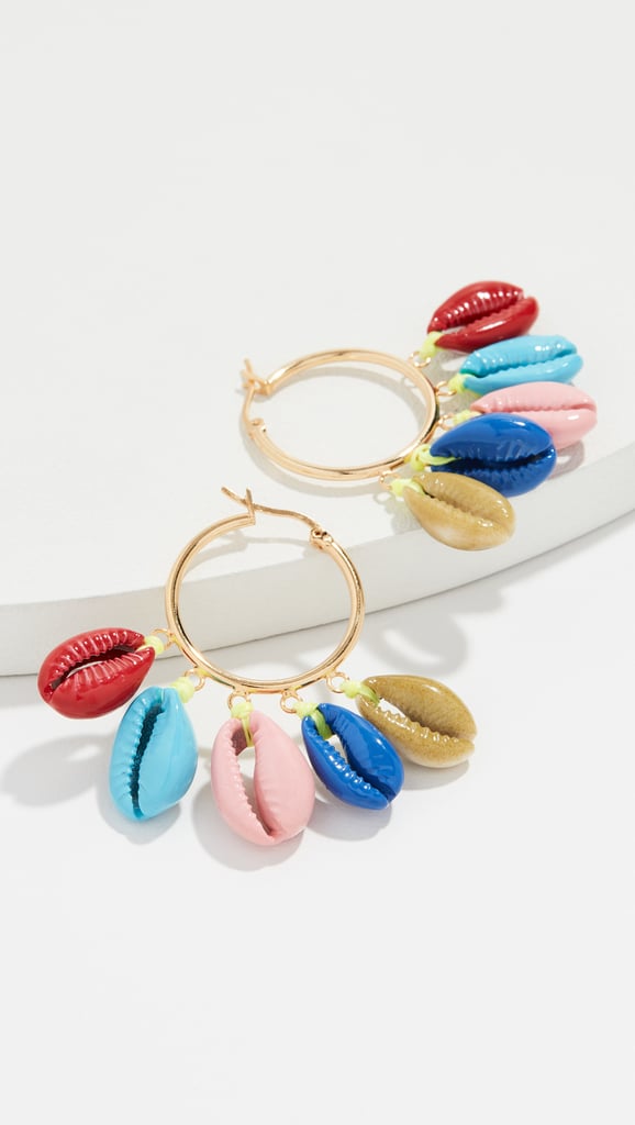 Venessa Arizaga Rainbow Shell Earrings