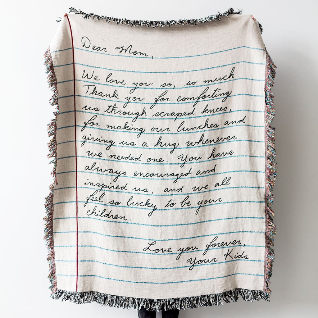 A Thoughtful Gift For INFJs: Personalized Hand-Written Letter Blanket