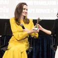 Angelina Jolie's Magnificent Yellow Dress Just Might Stop You in Your Tracks