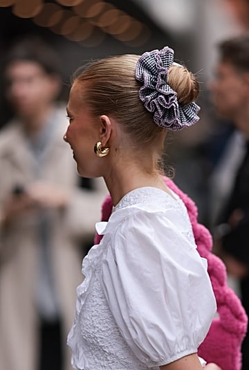 British Women Are Reclaiming The Hair Scrunchie