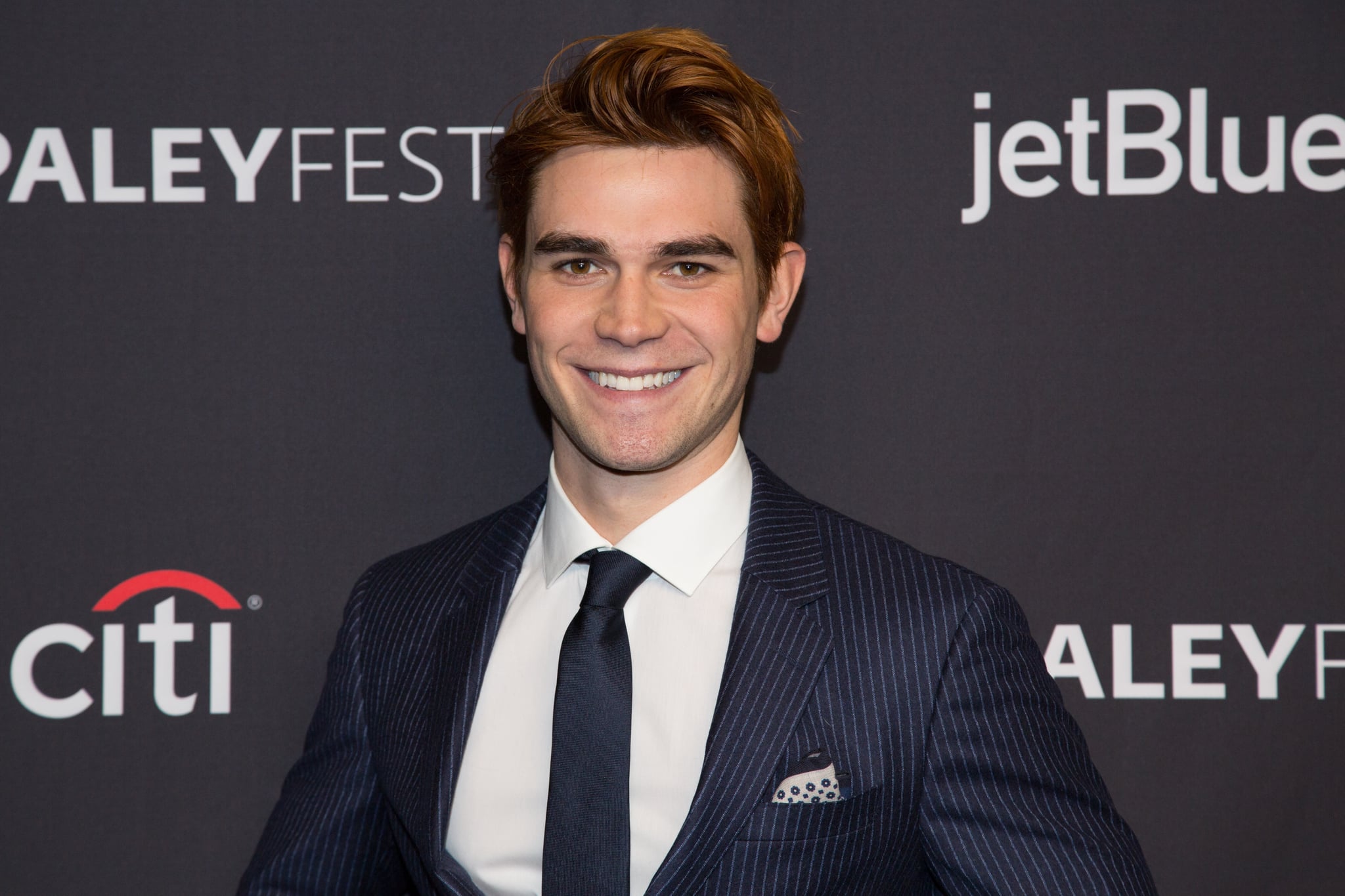 HOLLYWOOD, CA - MARCH 25:  KJ Apa arrives for the 2018 PaleyFest Los Angeles - CW's 