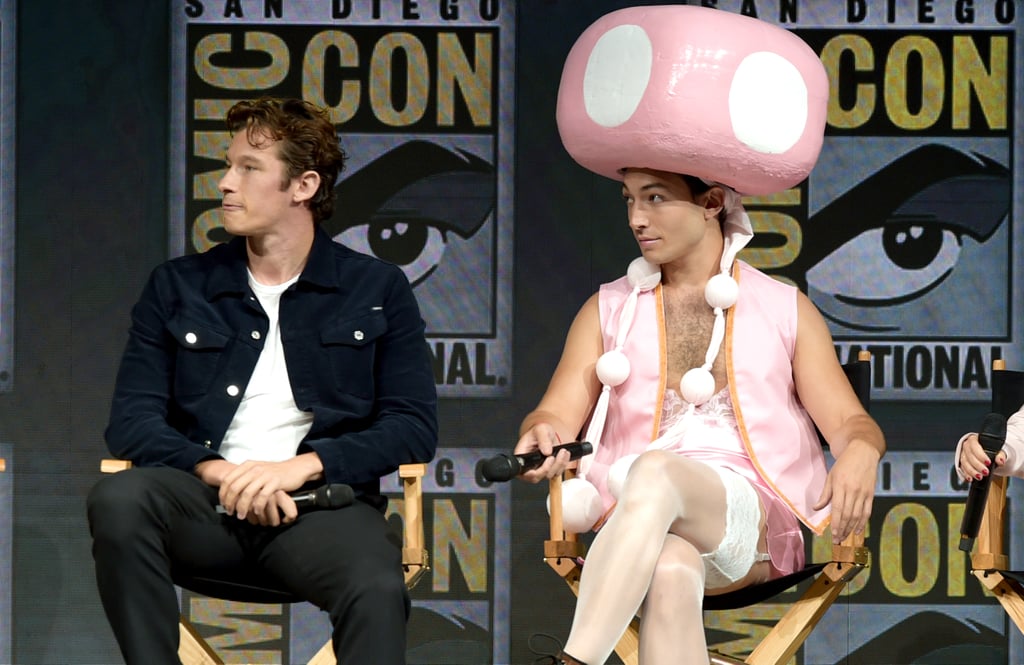 Ezra Miller as Toadette at Comic-Con 2018