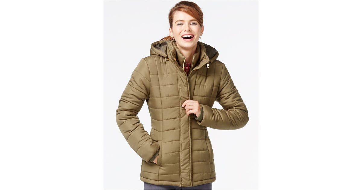 Hooded Quilted Puffer Coat | Cold-Weather Gifts | POPSUGAR Smart Living ...