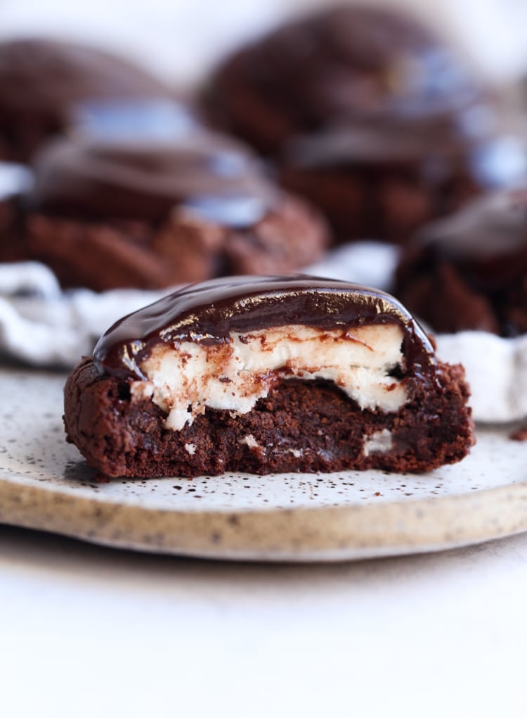 Peppermint Patty Brownie Cookies