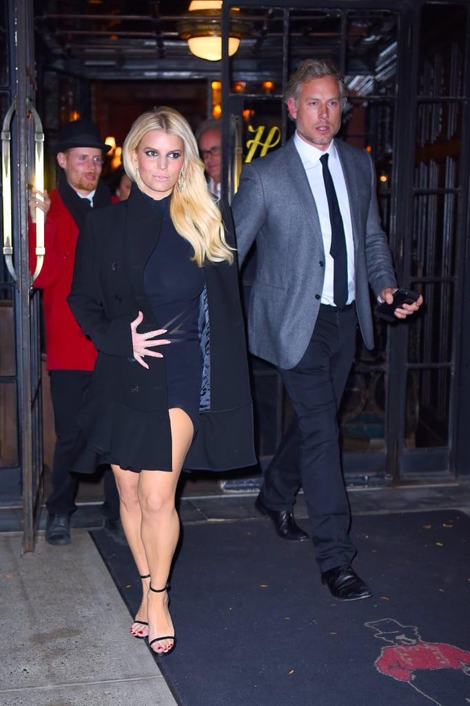 Jessica Simpson and Eric Johnson Out in NYC November 2015
