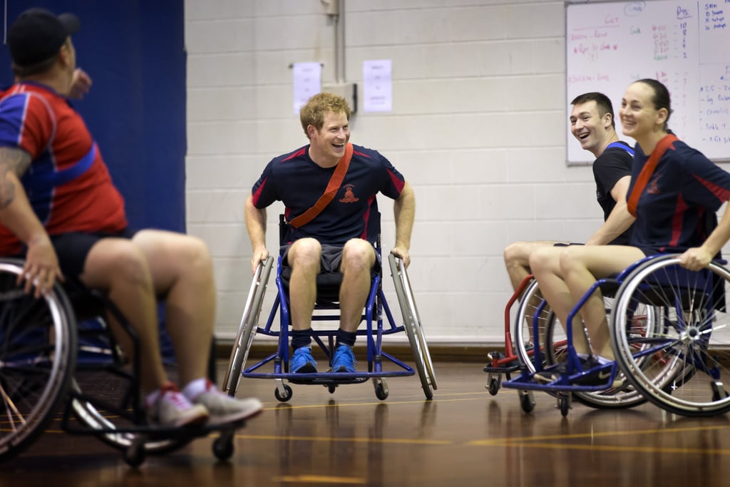 Prince Harry Wheelchair Football in Australia