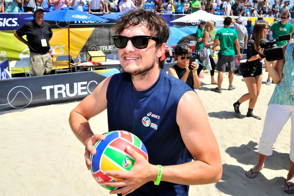 Josh Hutcherson at Asics Celebrity Volleyball Match
