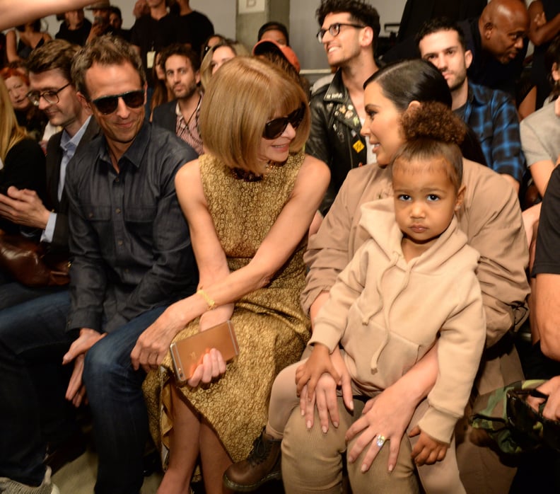 Seth Meyers, Anna Wintour, Kim Kardashian, and North West