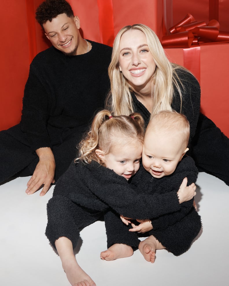 The Mahomes Family for Skims Holiday Shop Campaign, November 2023