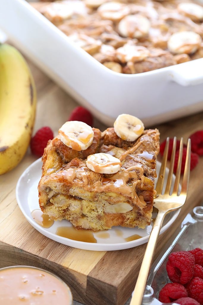 Peanut Butter Banana French-Toast Bake